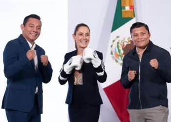Presidenta Claudia Sheinbaum presenta Boxeando por la Paz: 5 mil boxeadoras y boxeadores impartirán clases de boxeo a 100 mil niños y jóvenes en todo el país