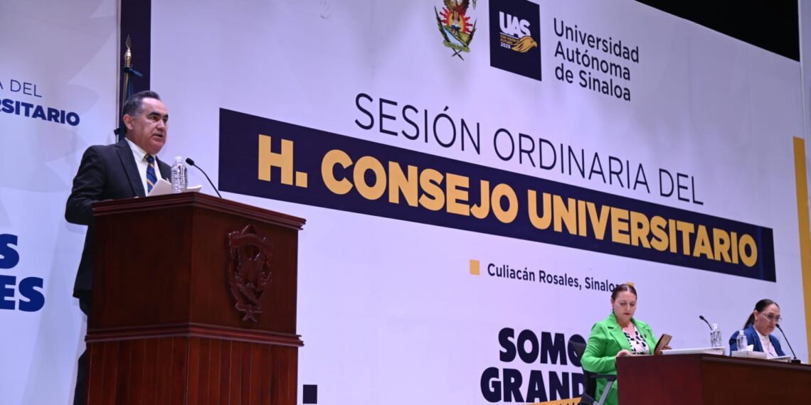 La UAS consolida su Reingeniería Integral hacia un saneamiento financiero y académico, señala el Rector Jesús Madueña; el H. Consejo Universitario respalda el trabajo para la viabilidad institucional