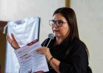 Diputada Imelda Castro encabeza asamblea informativa en Ruiz Cortines, Guasave