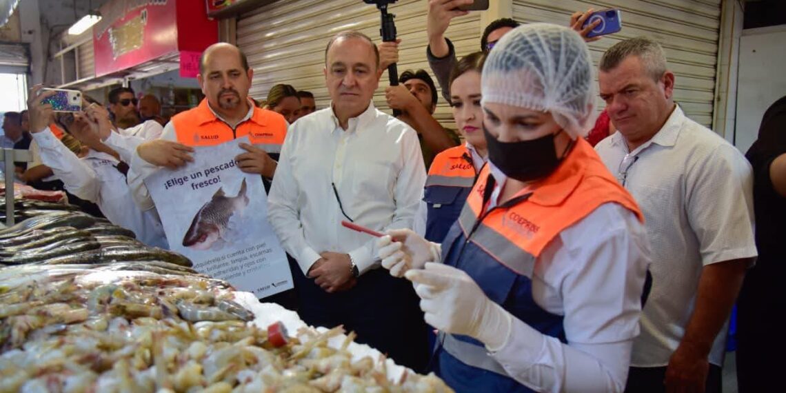 Supervisan higiene y calidad en el Mercado San Francisco