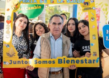 El Rector Jesús Madueña pone en marcha la Feria de la Salud 2026 en la Preparatoria Emiliano Zapata, reafirmando su compromiso con la cultura de la prevención y el bienestar estudiantil