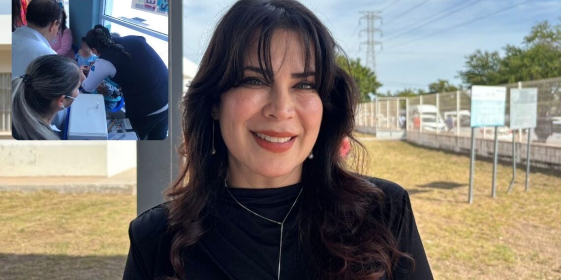 Arriba Nadia Lizeth Orrantia Urías al Centro de Salud Urbano de Los Mochis
