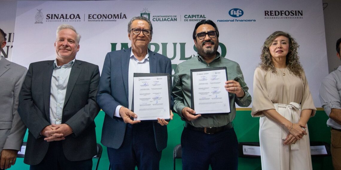 Juan de Dios Gámez firma acuerdo para dispersar 120 mdp en créditos de Impulso NAFIN