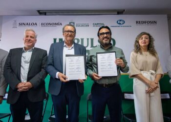 Juan de Dios Gámez firma acuerdo para dispersar 120 mdp en créditos de Impulso NAFIN