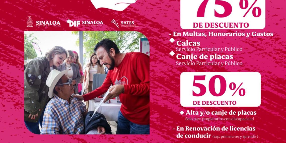 Aprovecha los descuentos en Adeudos Vehiculares en la Brigada del Bienestar del DIF en Mazatlán