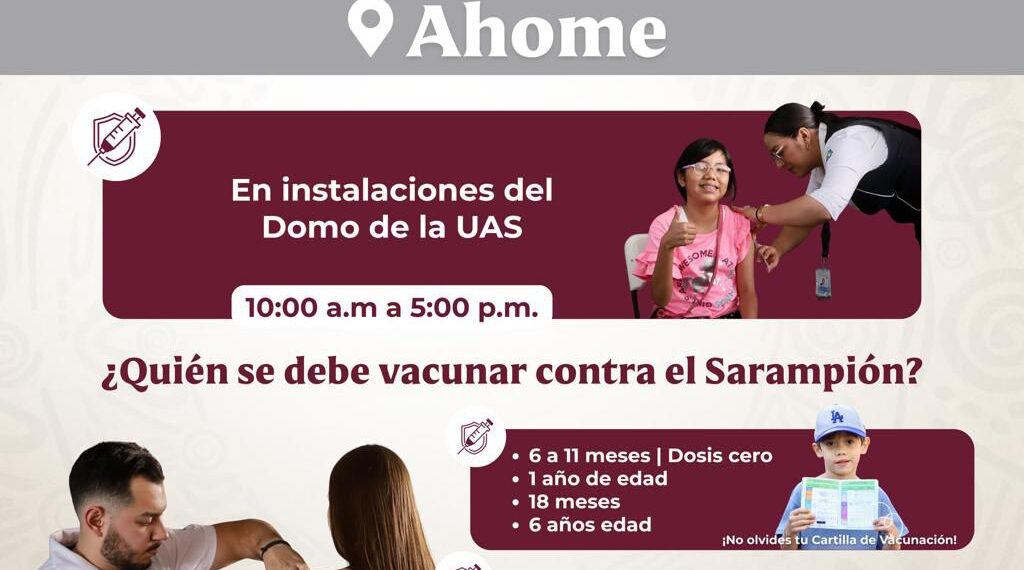 Secretaría de Salud habilita más macrocentros de vacunación contra el sarampión