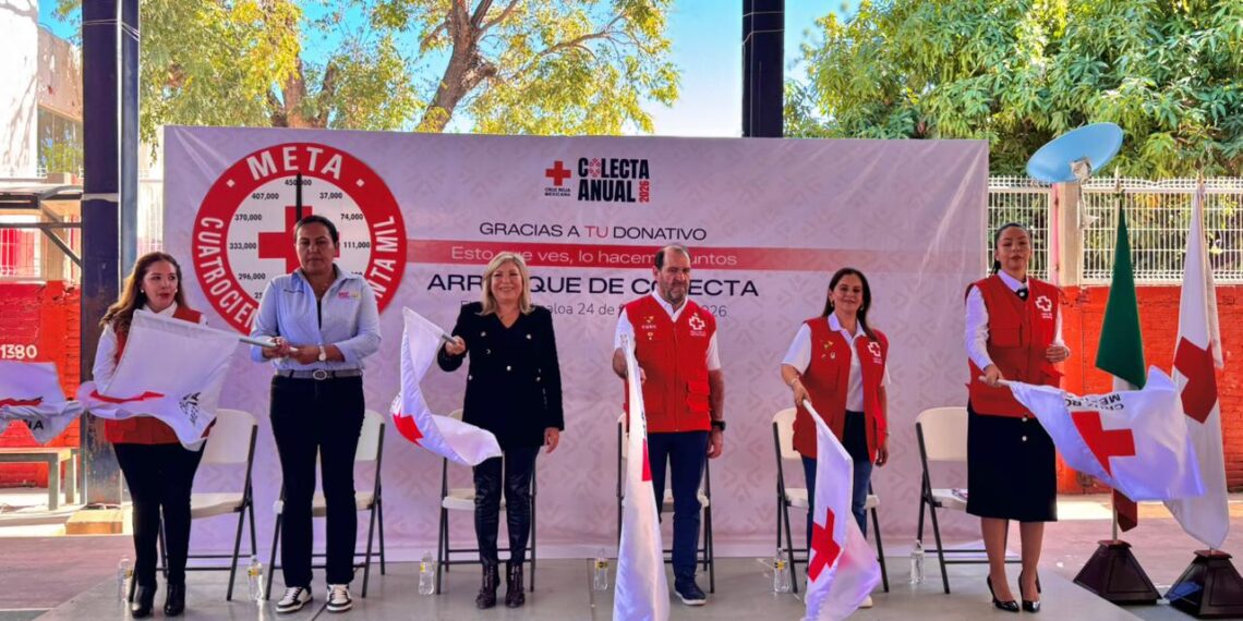 Arranca la Colecta Anual de Cruz Roja Mexicana en El Fuerte