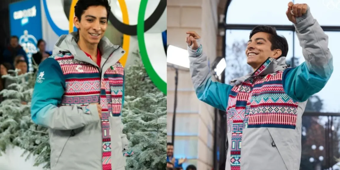 Donovan Carrillo presume el uniforme de México en los Juegos Olímpicos de Invierno 2026