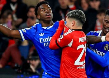 UEFA investiga posible caso de racismo entre Prestianni y Vinicius Jr tras el Benfica vs Real Madrid