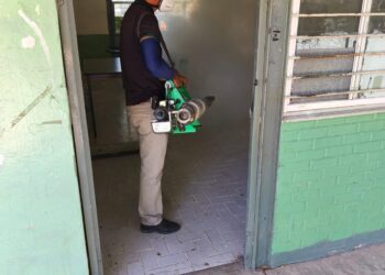 Refuerzan fumigación contra el dengue en escuelas de San Blas