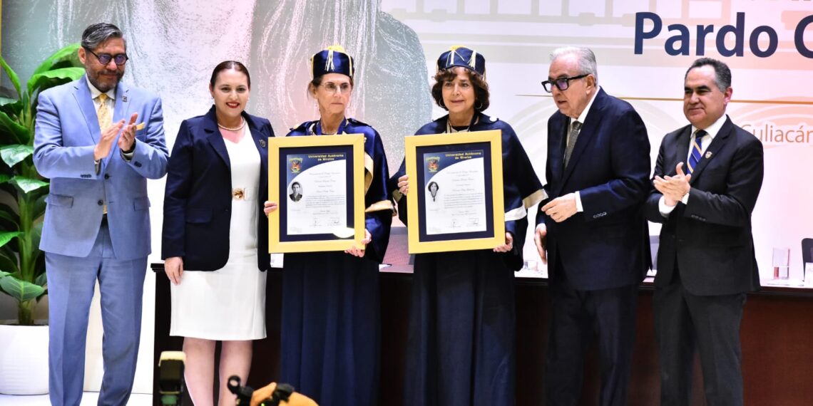 Reconoce la sociedad sinaloense y la academia nacional la excelencia científica de la UAS, tras entrega de Doctorado Honoris Causa a Annie Pardo y Rosaura Ruiz