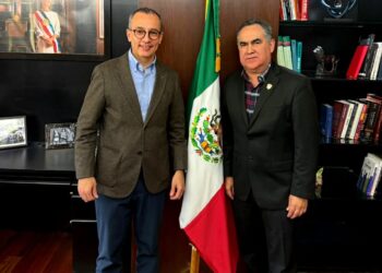 Sostiene el Rector Jesús Madueña reunión estratégica con Carlos Iván Moreno, titular de la DGESUI, para garantizar la estabilidad de la UAS analizando rutas de solución