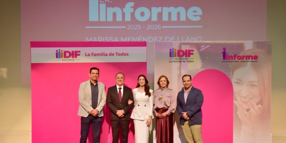 Marissa Menéndez de Llano rinde su 1er Informe DIF 2025-2026: “El bienestar es un derecho, no un privilegio”