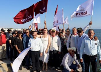 En Altata dan banderazo al Programa de Inspección y Vigilancia 2026 e inicio de la veda del camarón en el Pacífico