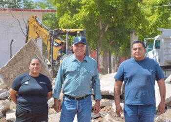 Inicia la construcción de tres canchas de fútbol del programa Mundial Social 2026 en El Fuerte