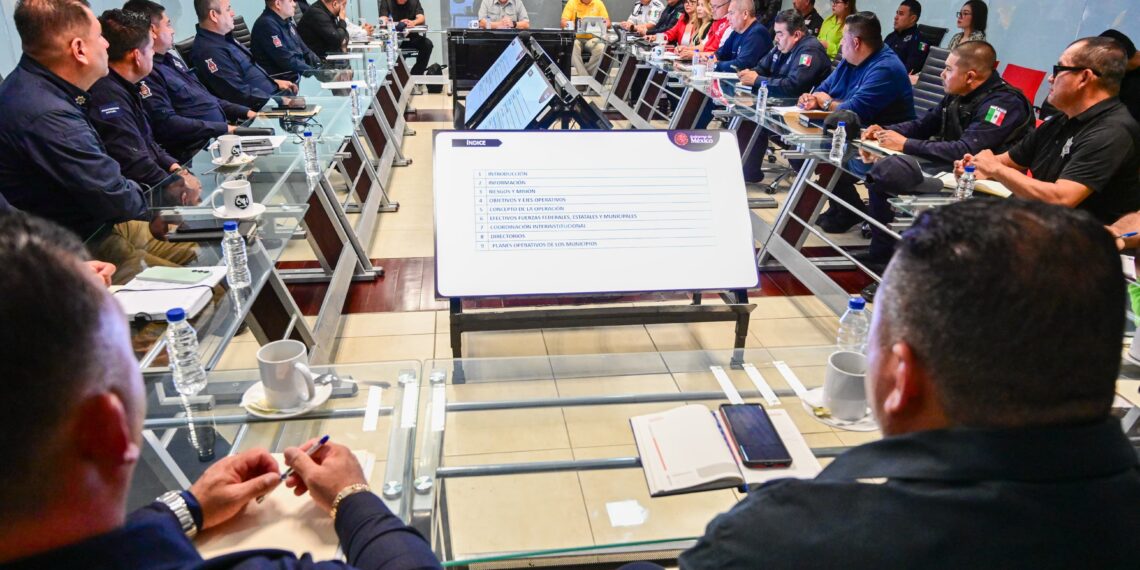 Autoridades de seguridad, Protección Civil y cuerpos de auxilio se reúnen para coordinar el Plan General Operativo Semana Santa 2026