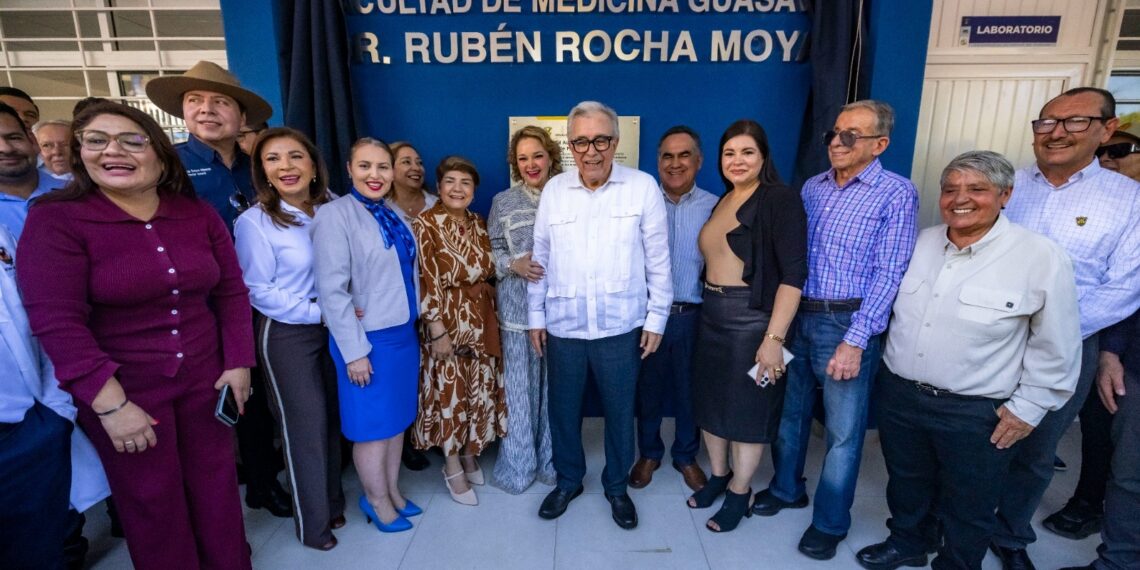 Inaugura el gobernador Rocha Moya la Facultad de Medicina de la UAS en Guasave