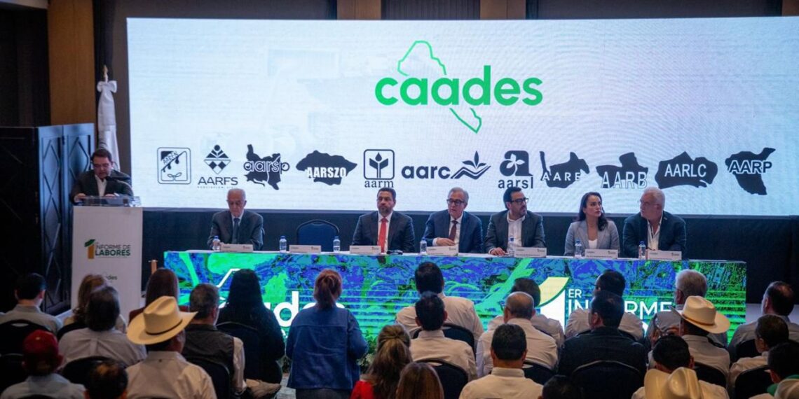 Juan de Dios Gámez Mendívil participa en el Primer Informe de Jesús Alberto Rojo Plascencia al frente de la CAADES