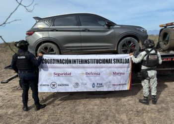 En una semana, recuperan 105 vehículos y detienen a 81 personas en Sinaloa