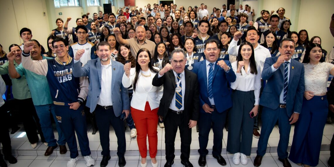 Cumple el Rector Jesús Madueña su compromiso con el deporte; entrega estímulos económicos a 48 atletas y 10 entrenadores medallistas de la etapa II de los Nacionales ANUIES 2025