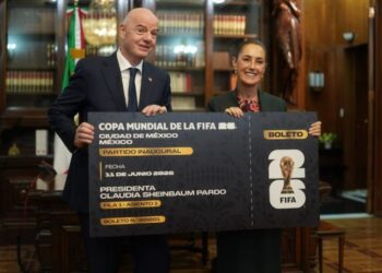 Sheinbaum lanza concurso para que una mujer gane el boleto para la inauguración del Mundial 2026