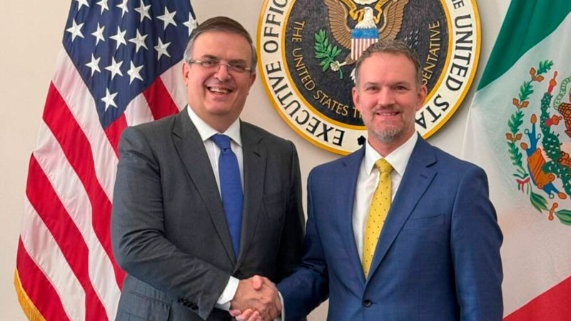 Ebrard confirma la visita del representante comercial de EE.UU. para seguir con la revisión del T-MEC