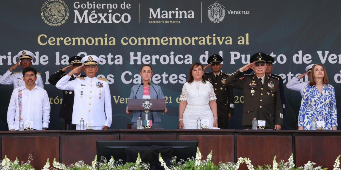 El amor al pueblo vence al entreguismo y a la ambición; la patria se ama y defiende: Presidenta Claudia Sheinbaum en 112 Aniversario de la Defensa del Puerto de Veracruz