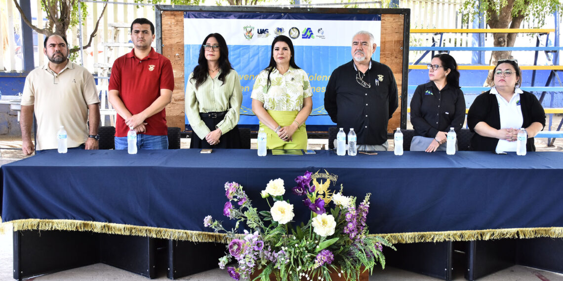 Impulsan Bienestar Universitario y Servicios de Salud de Sinaloa cultura de paz y prevención de la violencia en la Preparatoria Augusto César Sandino