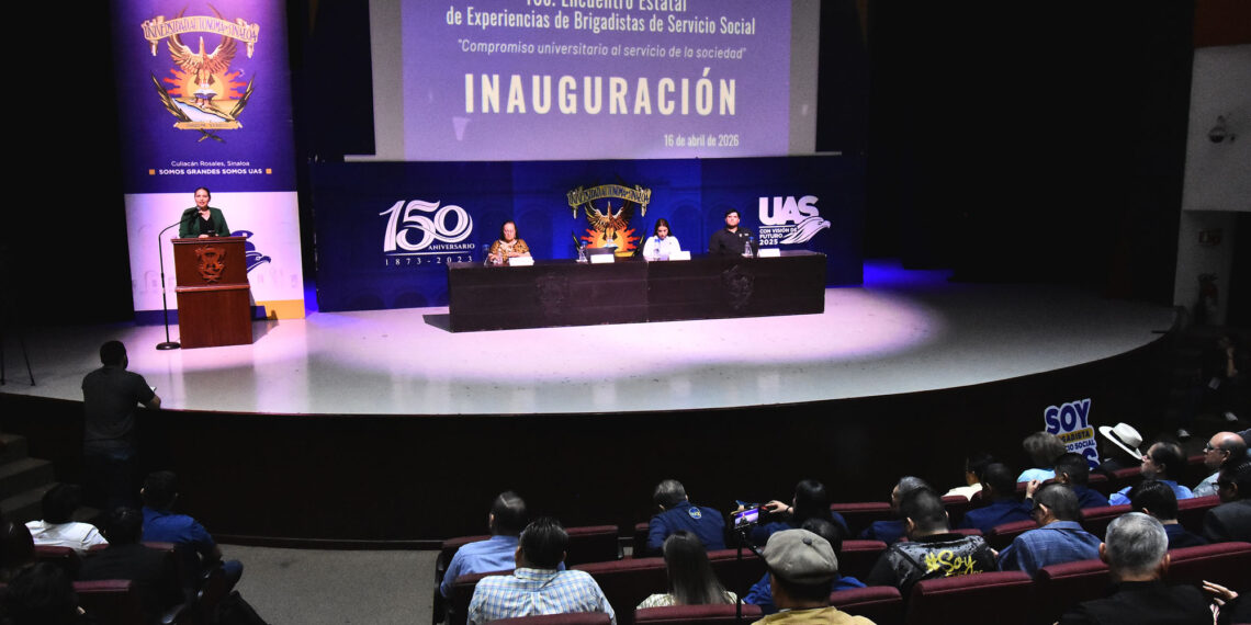 Inaugura la UAS el 16.º Encuentro Estatal de Experiencias de Brigadistas de Servicio Social, el rostro humano y profesional del compromiso con la sociedad