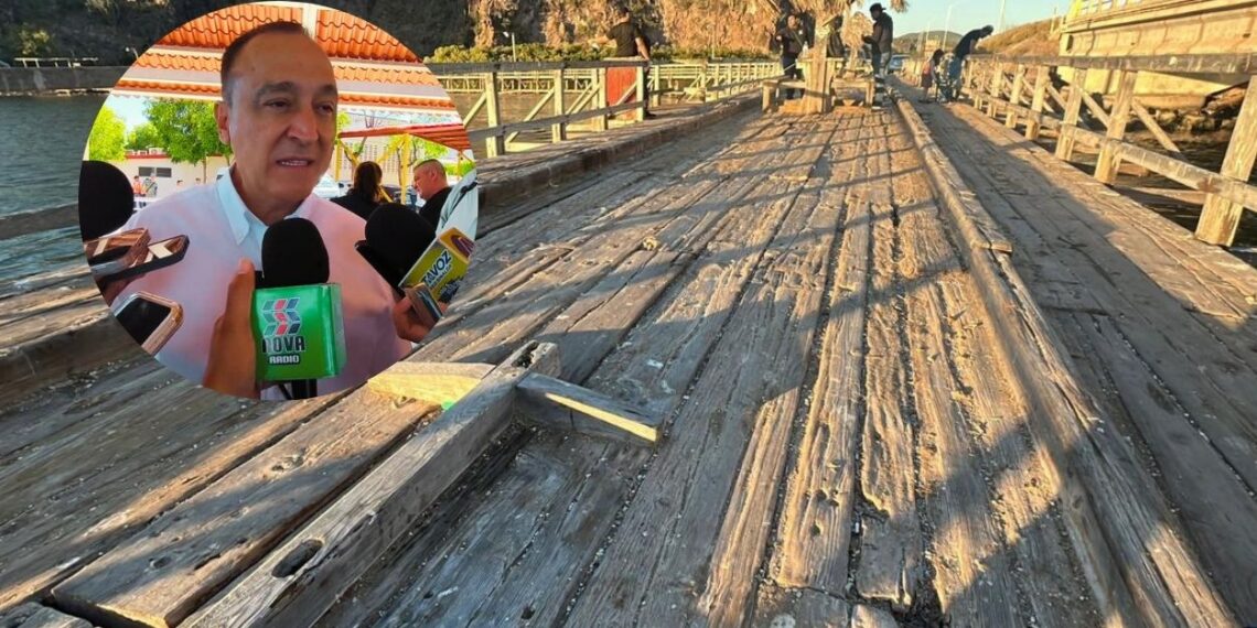 Antonio Menéndez gestiona infraestructura con el Gobernador Rocha Moya