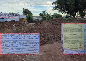 ¡Detiene Ayuntamiento de Ahome obra en el bulevar Rosales!