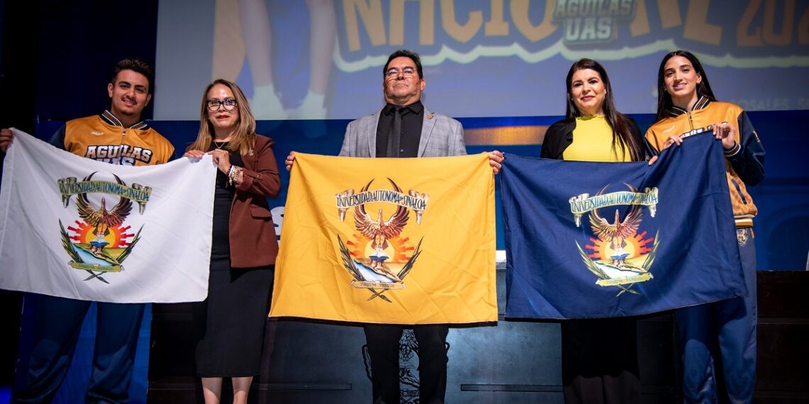 ¡Orgullo y determinación! La Universidad fortalece su compromiso deportivo; abandera a la histórica Delegación Águilas UAS para los Juegos ANUIES 2026
