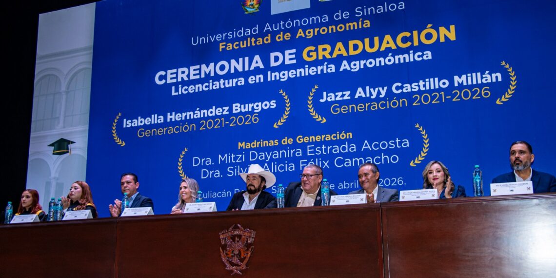La UAS entrega al sector productivo 390 nuevos ingenieros agrónomos competitivos y con sentido humano; egresa la Generación 2021-2026