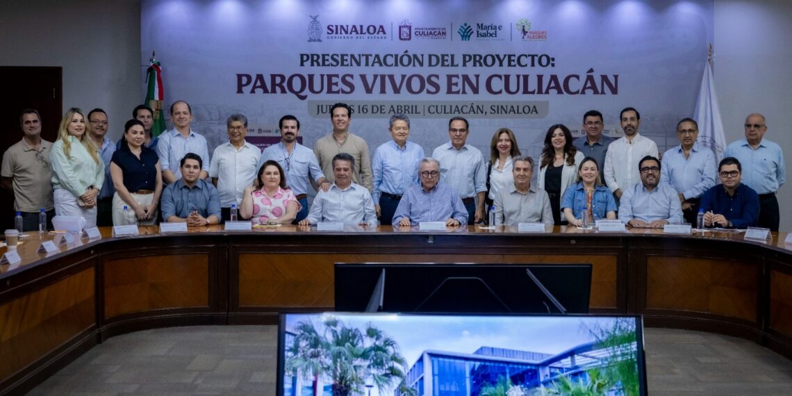 Lanzan el proyecto Parques Vivos en Culiacán, en coordinación entre Gobierno, empresarios y sociedad