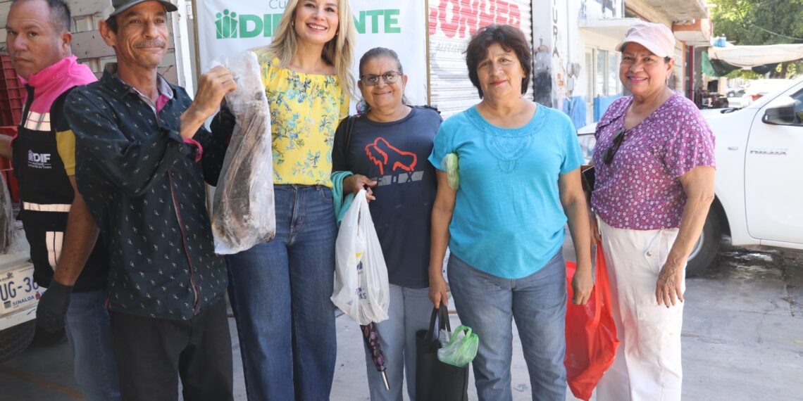 DIF Ahome da continuidad a apoyos alimentarios con entrega de pescado en sus instalaciones