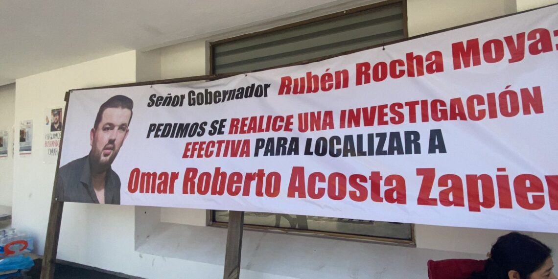 Exigen justicia para Omar: Familiares bloquean Vicefiscalía y lanzan llamado urgente al Gobernador Rubén Rocha Moya