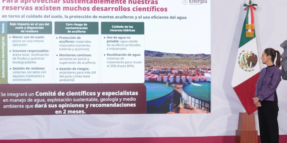 Gobierno de Sheinbaum abre la puerta al uso del “fracking” para la explotación de gas natural en México