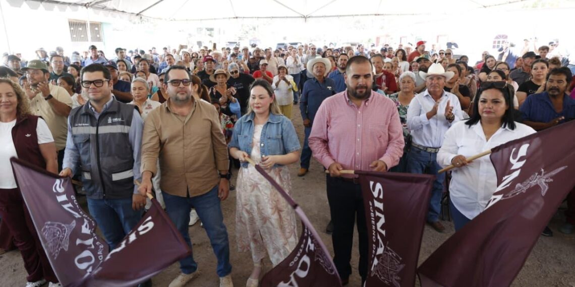 Gobernadora Yeraldine inaugura e inicia obras en San Ignacio