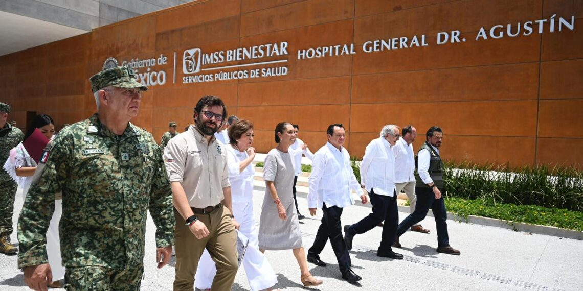 Presidenta Claudia Sheinbaum inaugura hospital general Dr. Agustín O’horán en beneficio de un millón 200 mil personas; arranca IMSS Bienestar en Yucatán