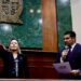 Yeraldine Bonilla Valverde rinde protesta como gobernadora interina de Sinaloa