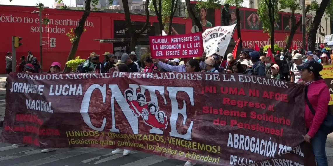 La CNTE regresa a la CDMX con marchas por el Día del Maestro