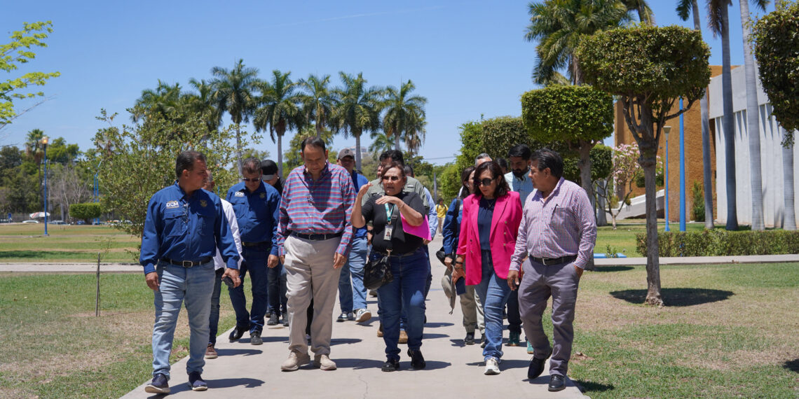 Realizan la Dirección de Construcción y Mantenimiento de la UAS y el IMSS recorrido de supervisión, priorizando la cultura de seguridad laboral