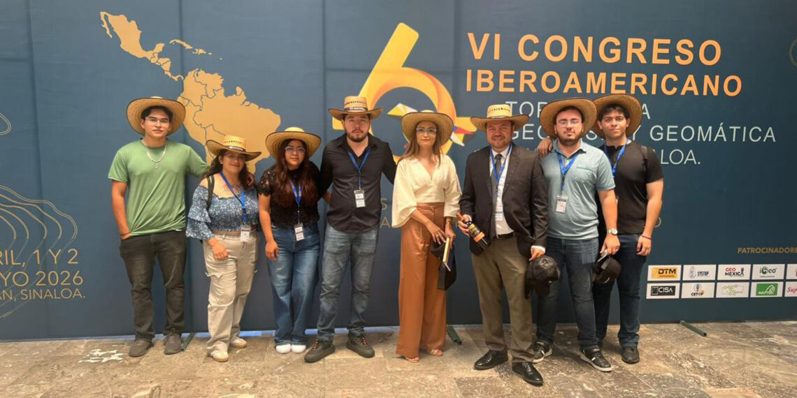 Destaca la Facultad de Ciencias de la Tierra y el Espacio en el VI Congreso Iberoamericano de Topografía 2026; estudiantes e investigadores acuden como invitados especiales