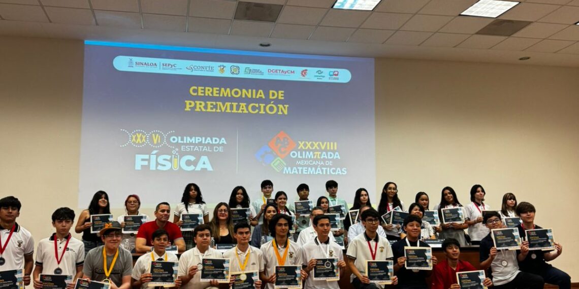 ¡Mentes brillantes! Reafirma la UAS excelencia académica con destacada cosecha de medallas en las Olimpiadas Estatales de Física y Matemáticas