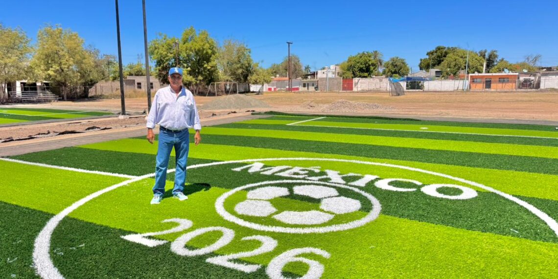 El Fuerte avanza con nuevas canchas de futbol cinco rumbo al Mundial 2026
