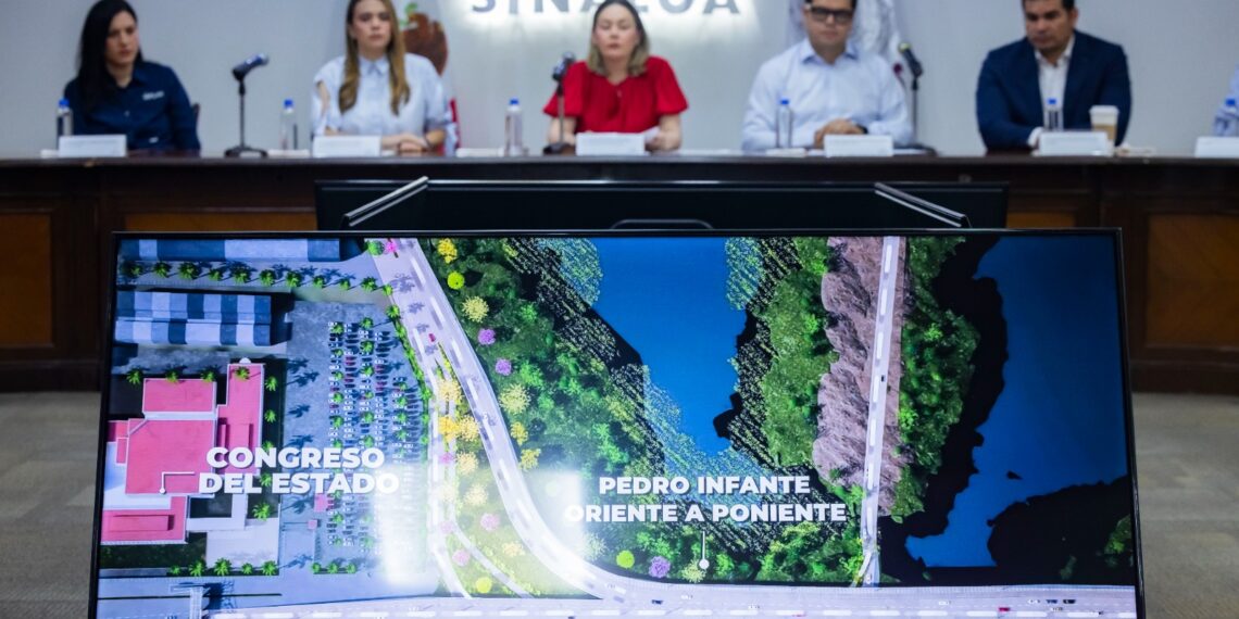Ampliación del proyecto del malecón del río Culiacán mejorará la movilidad urbana: Gobernadora Yeraldine Bonilla