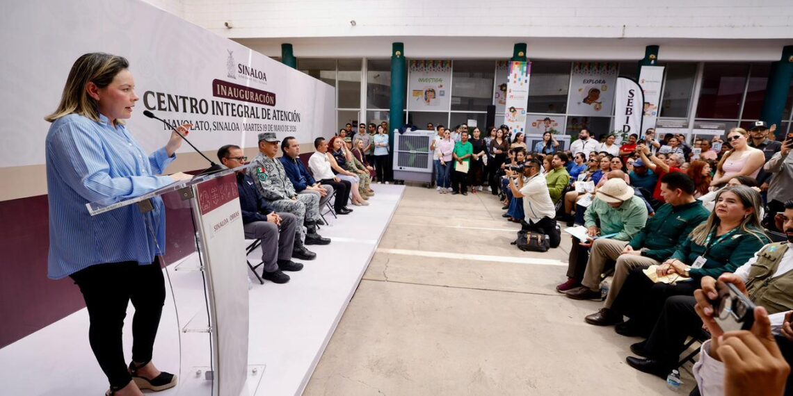 Inaugura la Gobernadora Yeraldine el Centro Integral de Atención en Villa Juárez, Navolato