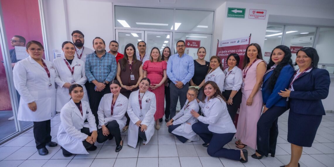 Gobernadora Yeraldine pone en marcha el Centro Estatal de Transfusión Sanguínea
