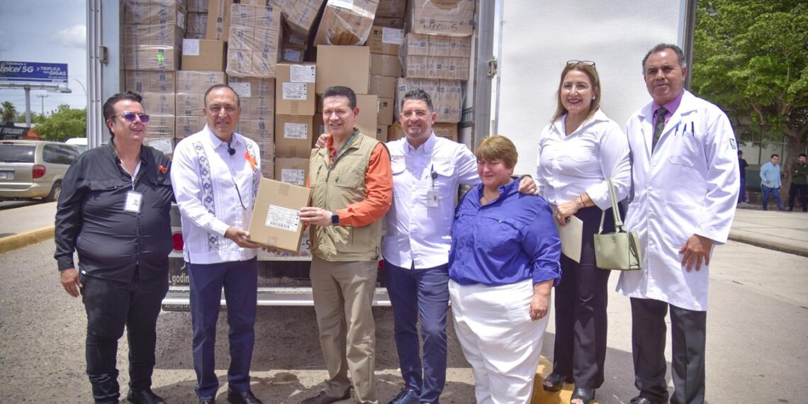 Llega la Ruta de la Salud con medicamento e insumos al Hospital General de Los Mochis