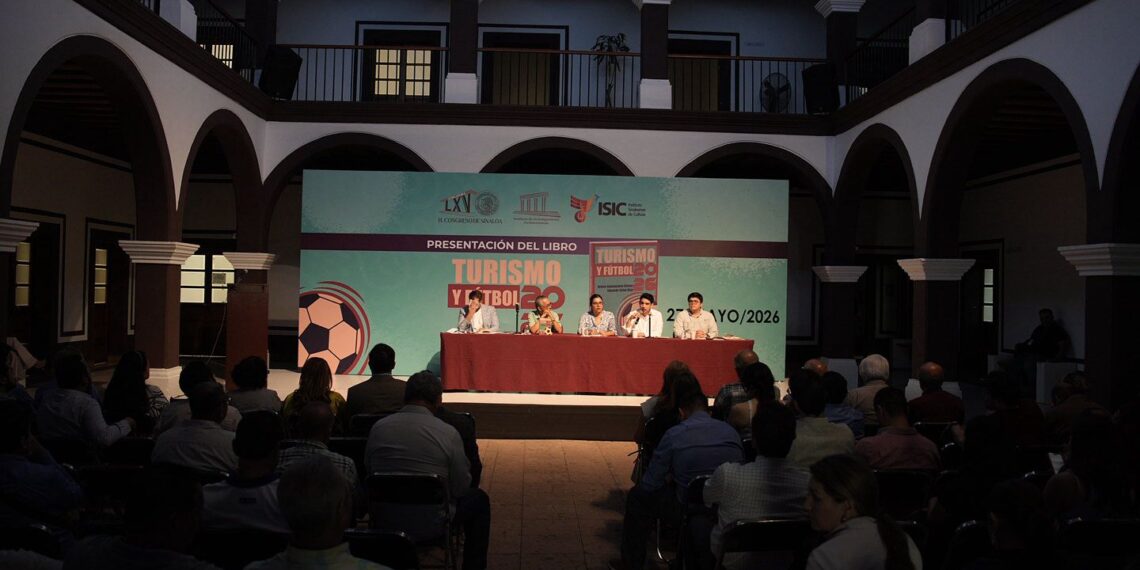 Congreso del Estado e ISIC presentan el libro “Turismo y Fútbol 2026”, de Arturo Santamaría y Eduardo Sáinz Díaz